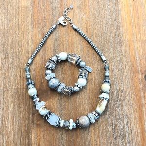 🎐 Luxury bijoux necklace & bracelet set